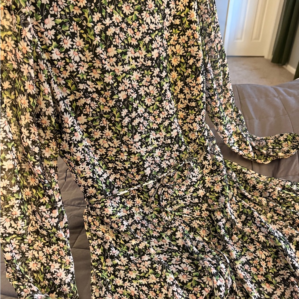 Tommy Hilfiger Floral Long Sleeve Dress